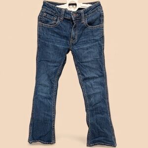 Shyanne Girls Dark Blue Bootcut Denim Jeans Size 6x